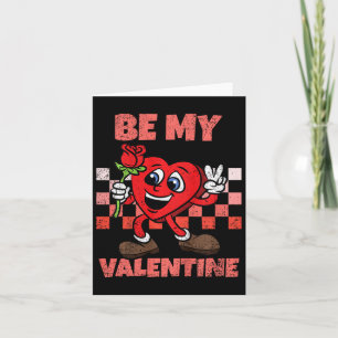Kids Be My Valentine Valentines Day Heart Toddler Card