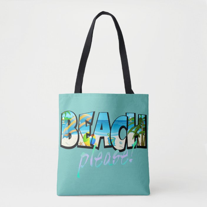 Kids Beach Please! Tote Bag | Zazzle.com