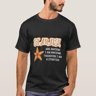 Kids Beach Starfishes Awesome Quote Art Outfit Gif T-Shirt