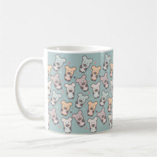 Kids Bears and Donuts Pattern Coffee Mug