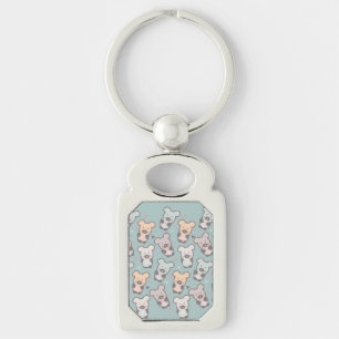Kids Bears and Donuts Pattern Keychain