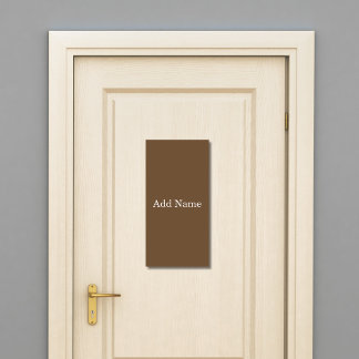 Kid's Bedroom Classic Vertical Door Sign Add Photo