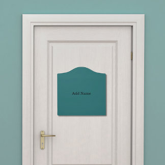 Kid's Bedroom Crest Large Room Door Sign Add Photo