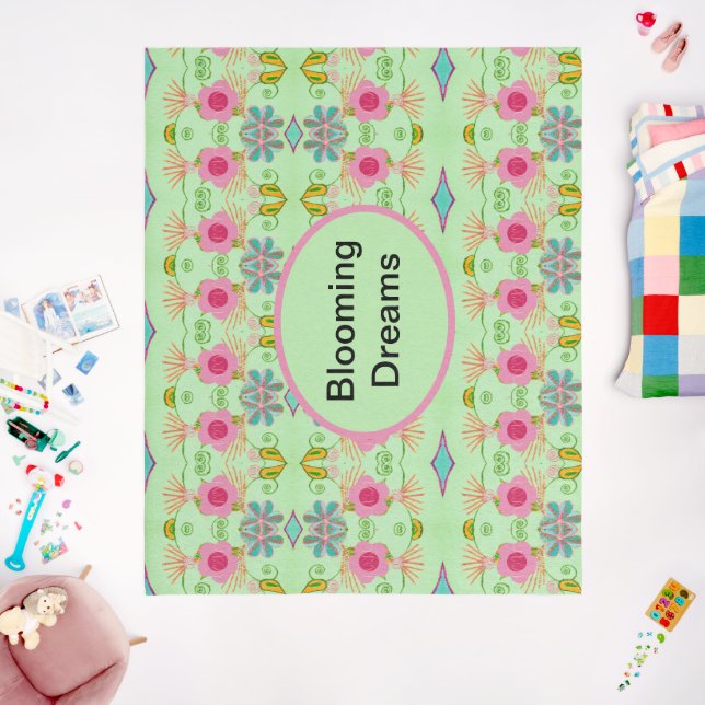 Kids' Bedroom-Rug – "Blooming Dreams Rug (Insitu (Babyroom))