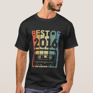 Kids Best Of 2016 6 Year Old Gifts Cassette Tape 6 T-Shirt
