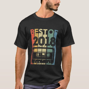 Kids Best Of 2018 4 Year Old Gifts Cassette Tape 4 T-Shirt