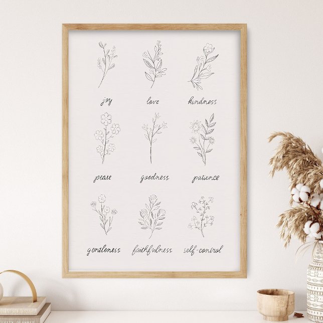Kids Bible Verse Scripture Poster Boho Bible Wall  (Creator Uploaded)