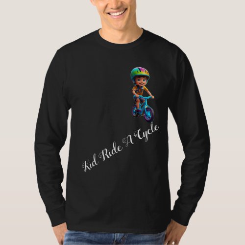  Kids Bicycle Adventure T_Shirt