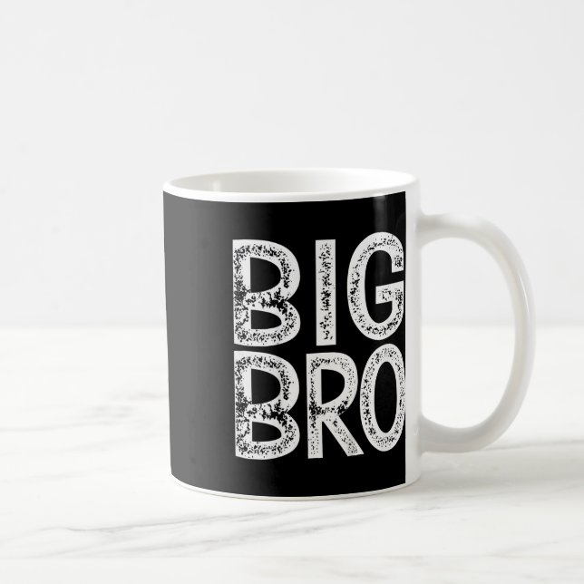 Kids Big Bro Brother Gifts Birthday Christmas Vint Coffee Mug (Right)