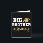 Kids Big Brother Football Pregnancy Announcement S<br><div class="desc">Kids Big Brother Football Pregnancy Announcement Shirt Fall</div>