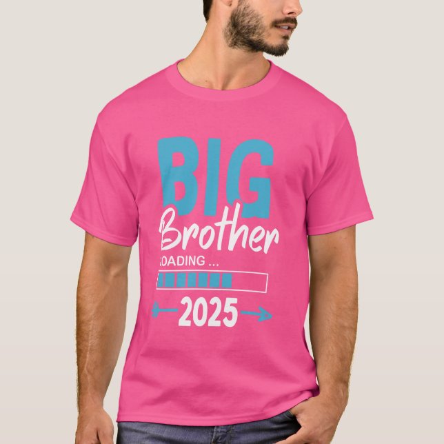 Kids Big Brother Loading 2025, Promoted To Big Bro T-Shirt (Front)