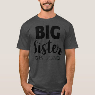 Kids Big Sister Est  T-Shirt
