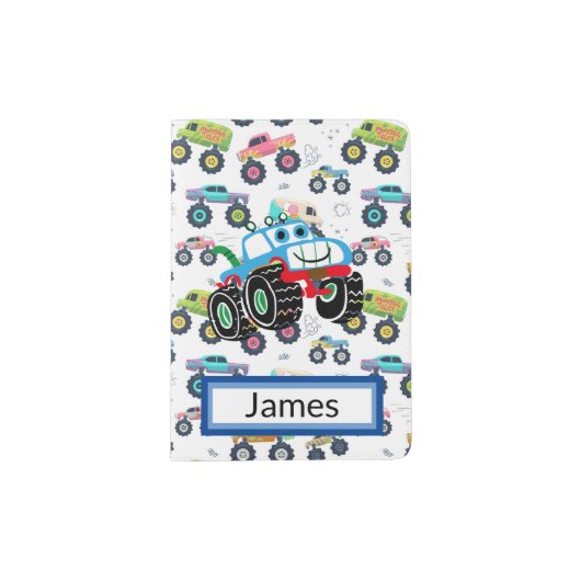 Kids Big Wheels Custom Passport Holder (Front)