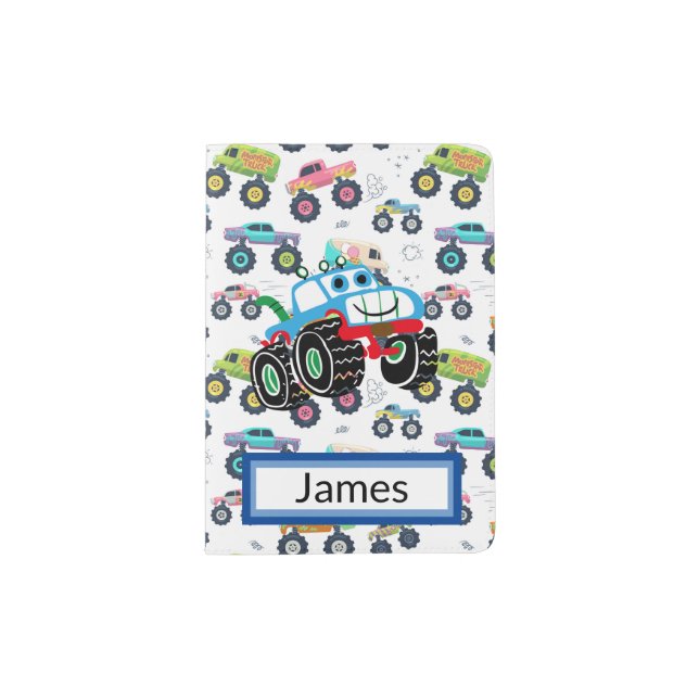 Kids Big Wheels Custom Passport Holder (Front)