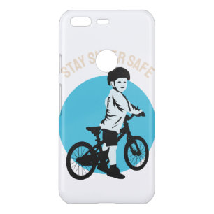 Kids Biker Safety - Stay Super Safe Uncommon Google Pixel Case