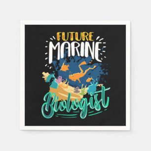 Kids Biology Future Marine Biologist Napkins