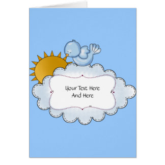 Kid's Bird Sun You Are My Sunshine Cards