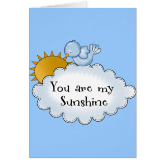 Kid's Bird Sun You Are My Sunshine Cards