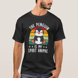 Kids Bird The Penguin Is My Spirit Animal T-Shirt