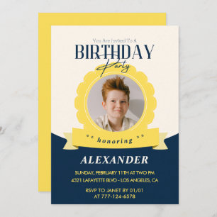 Kids birthday 13th birthday invitation Modern