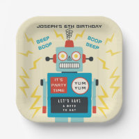 Kids Birthday Antique Robot