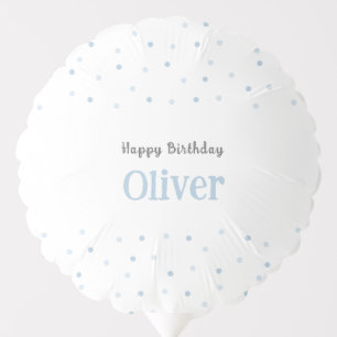 Kids Birthday Blue Bunny Balloon