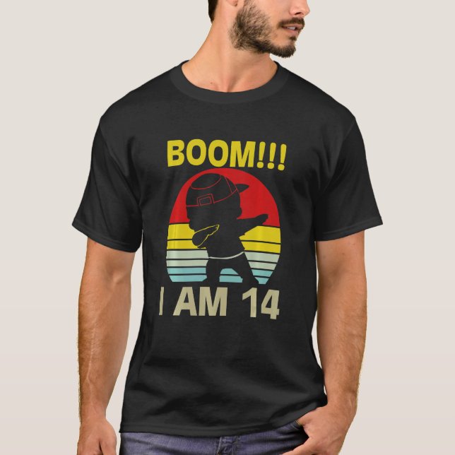 Kids Birthday Boy  14 Years Old 14th Birthday Kids T-Shirt (Front)
