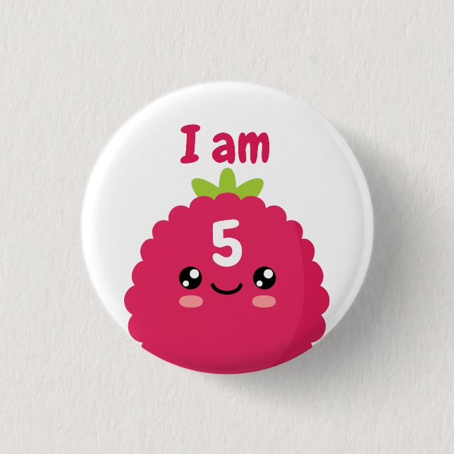 Kids Birthday Button (Front)