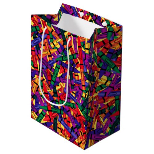 Kids Birthday Crayon Medium Gift Bag