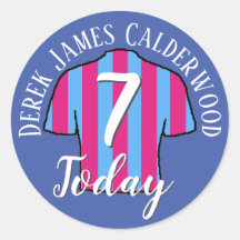 Kids Birthday Football Shirt Design to Personalise
