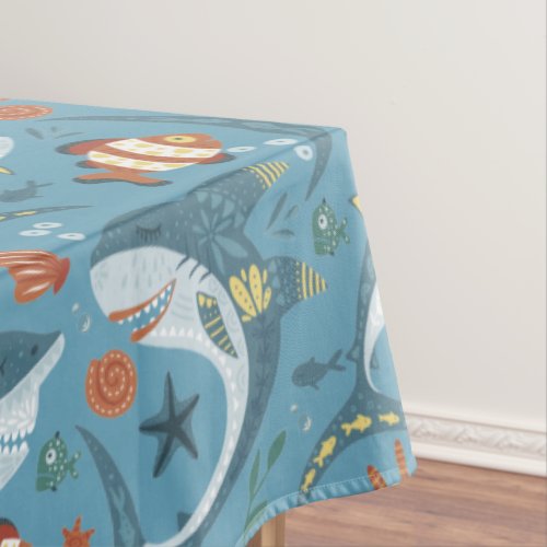 Kids Birthday Gifts Nemo Fish Shark Shell Sea Tablecloth