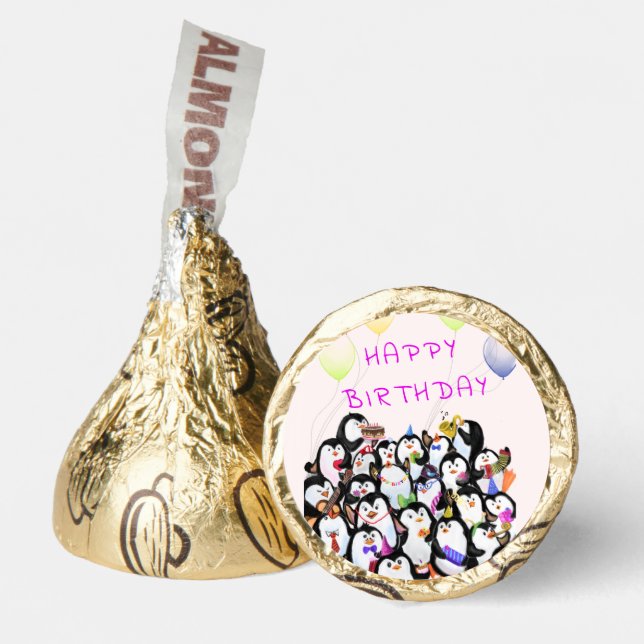 Kids Birthday Hershey®'s Kisses® Happy Penguins (Front)