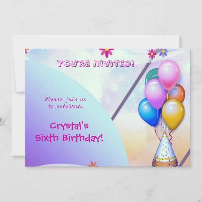 Kids Birthday Invitation (Front)