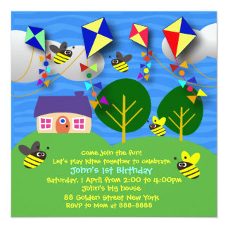 Kite Birthday Party Invitations 6