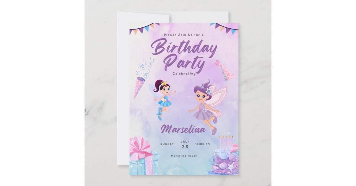 Kids Birthday Invitation, Invitation | Zazzle
