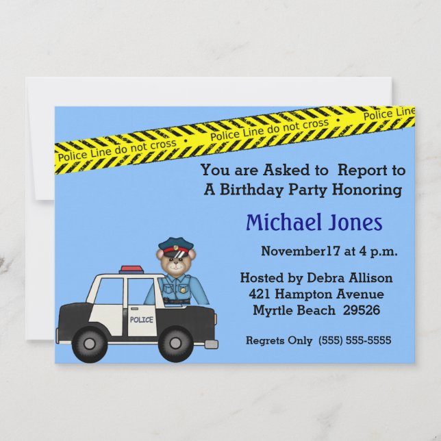 Kids Birthday Invitations (Front)