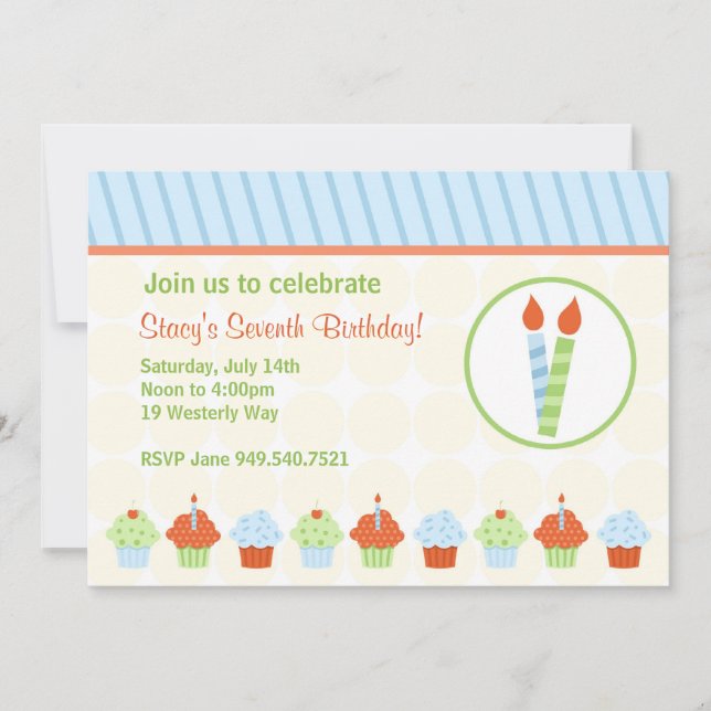 Kids Birthday Invitations (Front)