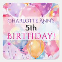 Kids Birthday Party Balloon Favor Supplies