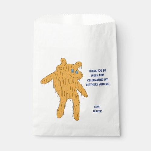 Kids Birthday party Favor Bags