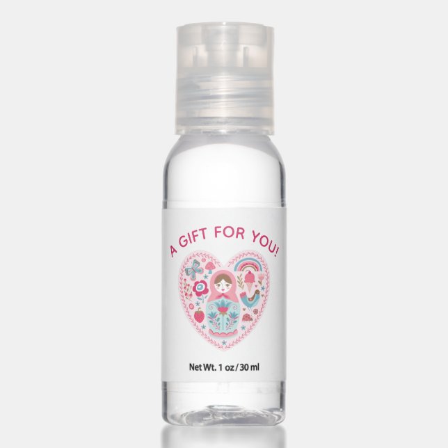 Kids Birthday Party Hand Sanitizer (Front)