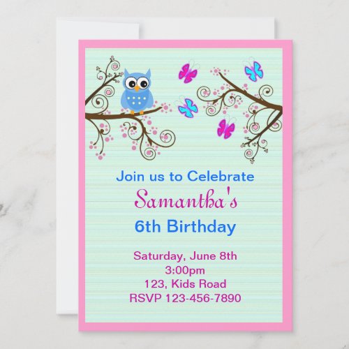 Kids Birthday Party Invitation