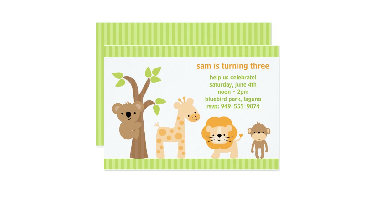 Kids Birthday Party Invitation | Zazzle
