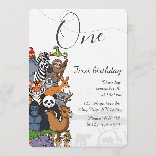 Kids Birthday Party Invitation (Front)