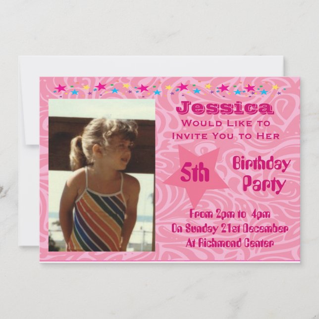 Kids Birthday Party Invitations (Front)