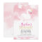 KIDS BIRTHDAY PARTY INVITE swan princess gold pink
