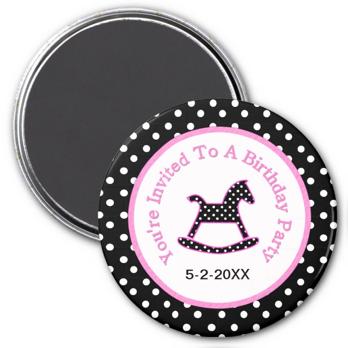 Kids Birthday Party Save The Date Magnet