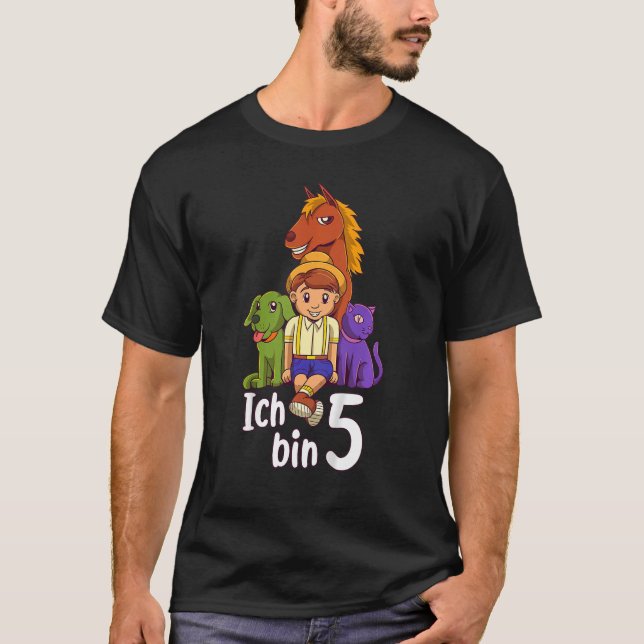Kids Birthday Shirt Farm u2013 5th Birthday Boy u2 (Front)