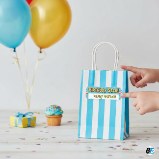 Kids' Birthday Star! Personalized Name Name Tag