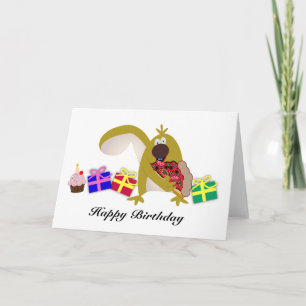 Kids Birthday themes: 041 Squirrel Card