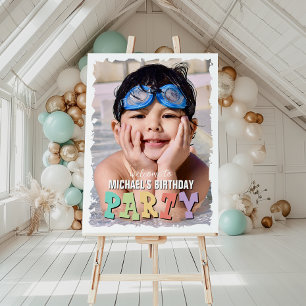 Kids Birthday Welcome to the Party Sign